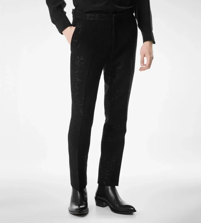 Sequins Light Bouclè-broek Sequins Light Bouclè-broek