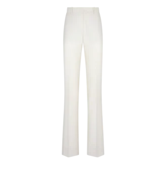Shadow Stripe wollen zijden rechte broek