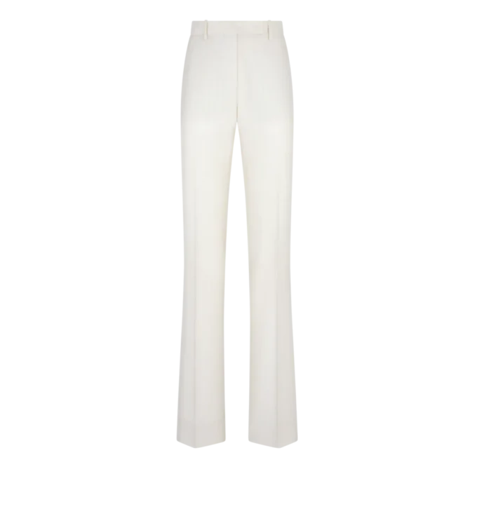 Shadow Stripe wollen zijden rechte broek Shadow Stripe wollen zijden rechte broek