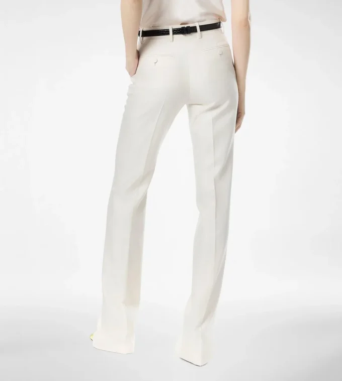Shadow Stripe wollen zijden rechte broek Shadow Stripe wollen zijden rechte broek