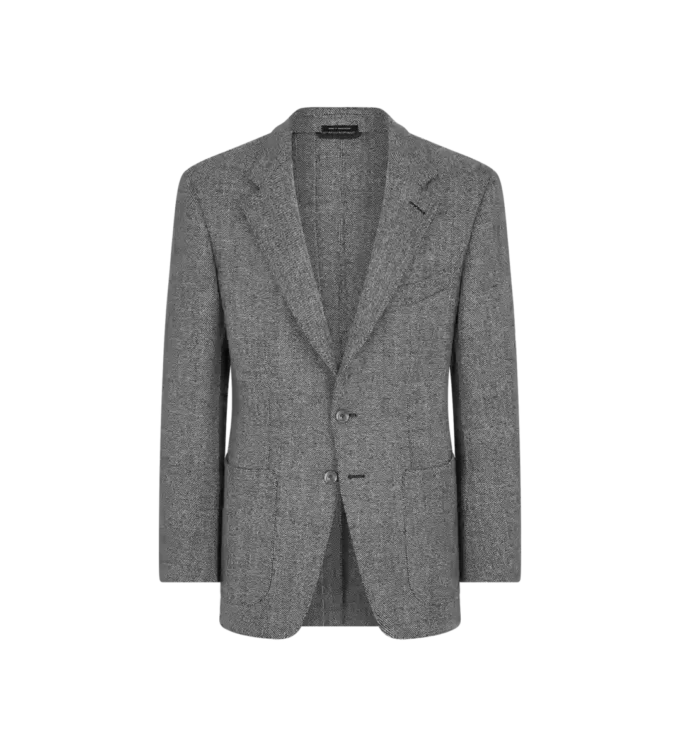 Sharkskin Herringbone Double Splittable Jacket Sharkskin Herringbone Double Splittable Jacket