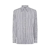 Slim fit overhemd met ladderstrepen