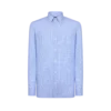 Slim fit overhemd met twillruit