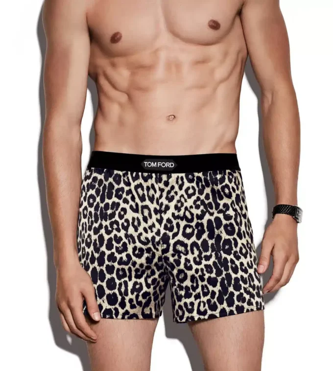 Snow Leopard zijden boxershorts Snow Leopard zijden boxershorts
