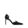 Soepele Eva D’Orsay-pumps van generfd leer Soepele Eva D’Orsay-pumps van generfd leer
