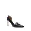 Soepele Eva D’Orsay-pumps van generfd leer Soepele Eva D’Orsay-pumps van generfd leer