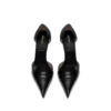 Soepele Eva D’Orsay-pumps van generfd leer Soepele Eva D’Orsay-pumps van generfd leer