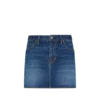 Stonewashed denim minirok Stonewashed denim minirok