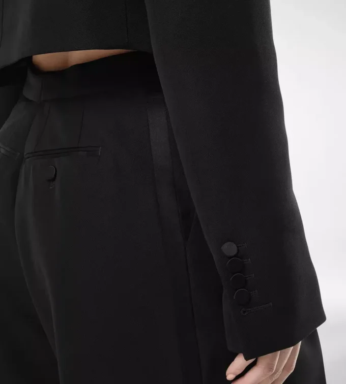Strakke wollen smoking jumpsuit Strakke wollen smoking jumpsuit