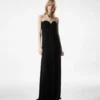 Strapless gedrapeerde avondjurk Strapless gedrapeerde avondjurk