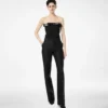Strapless top met strikdetail Strapless top met strikdetail