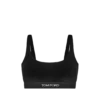 Stretch glanzende velours signature bralette Stretch glanzende velours signature bralette