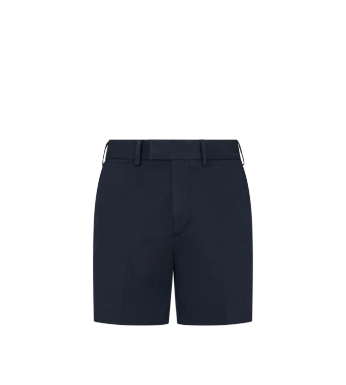 Stretch katoenen twill tailored shorts