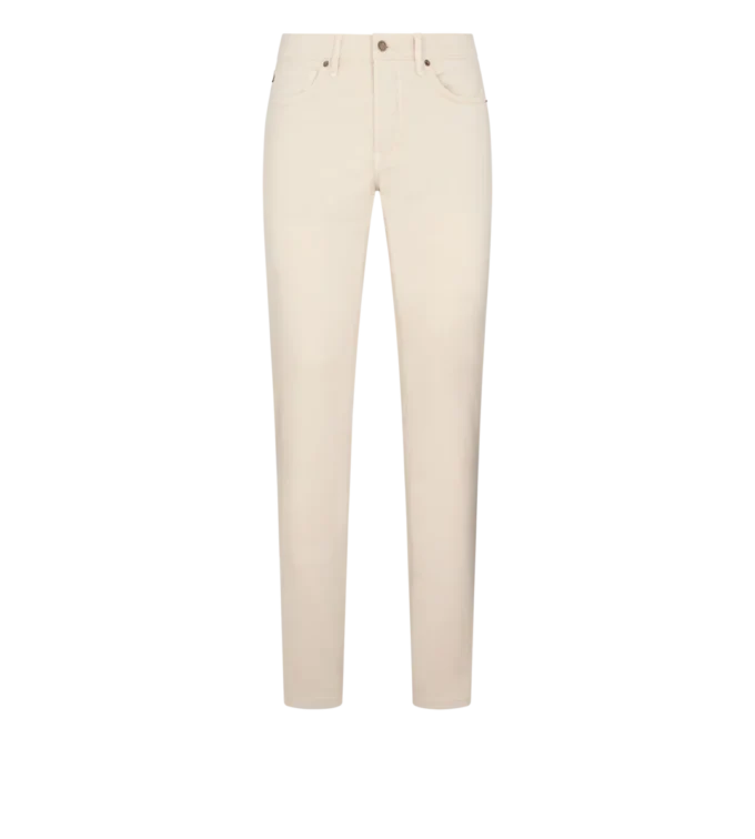 Stretch twill slim fit denim