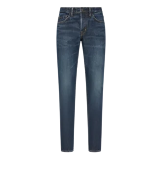 Stretch twill slim fit denim