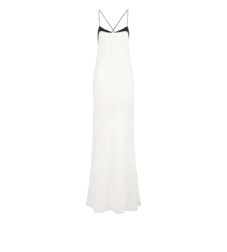 Stretch zijden camisole avondjurk