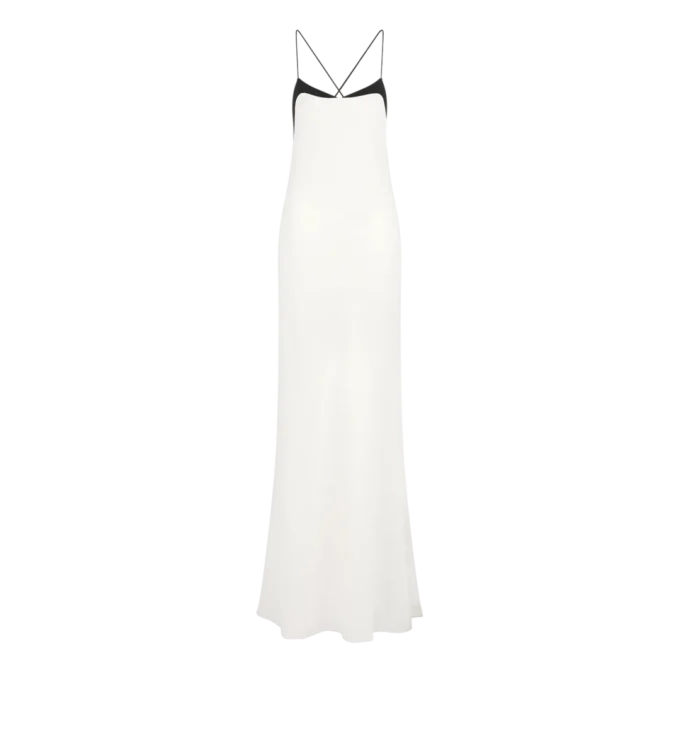 Stretch zijden camisole avondjurk Stretch zijden camisole avondjurk