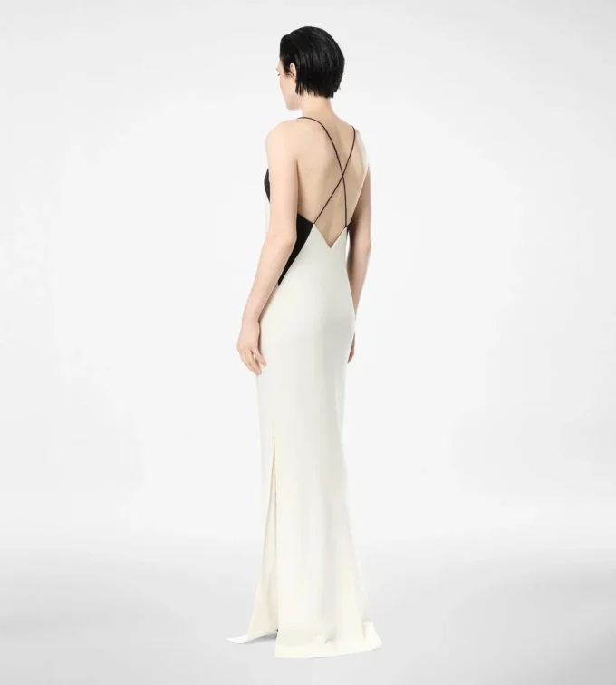 Stretch zijden camisole avondjurk Stretch zijden camisole avondjurk
