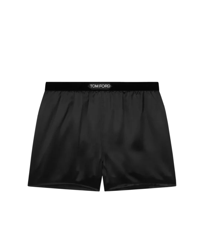 Stretch zijden satijnen boxershort