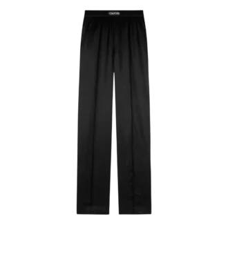 Stretch zijden satijnen pyjamabroek