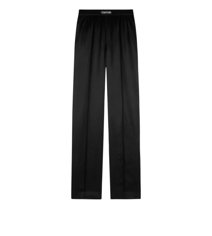 Stretch zijden satijnen pyjamabroek Stretch zijden satijnen pyjamabroek