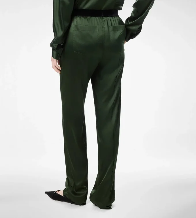 Stretch zijden satijnen pyjamabroek Stretch zijden satijnen pyjamabroek