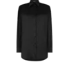 Stretch zijden satijnen shirt met relaxte pasvorm Stretch zijden satijnen shirt met relaxte pasvorm