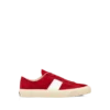 Suède en bedrukte alligator Cambridge sneaker Suède en bedrukte alligator Cambridge sneaker