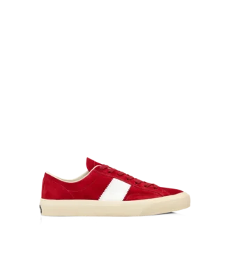 Suède en bedrukte alligator Cambridge sneaker
