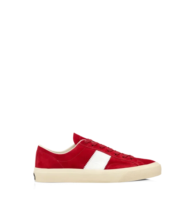 Suède en bedrukte alligator Cambridge sneaker Suède en bedrukte alligator Cambridge sneaker
