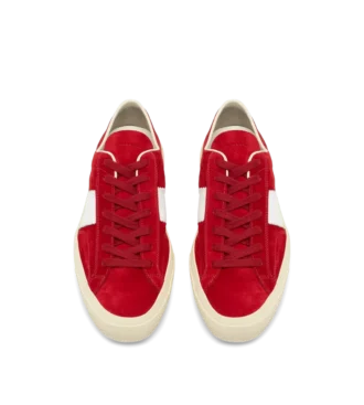 Suède en bedrukte alligator Cambridge sneaker