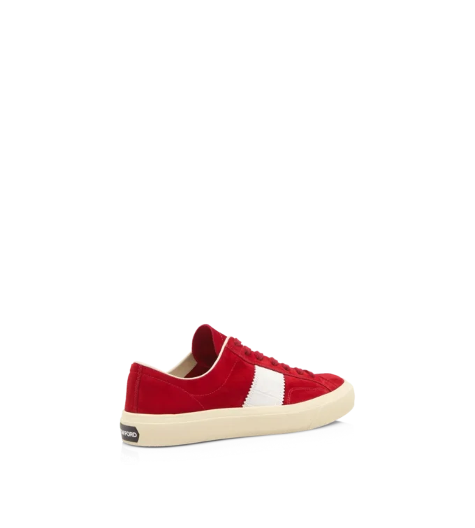 Suède en bedrukte alligator Cambridge sneaker Suède en bedrukte alligator Cambridge sneaker