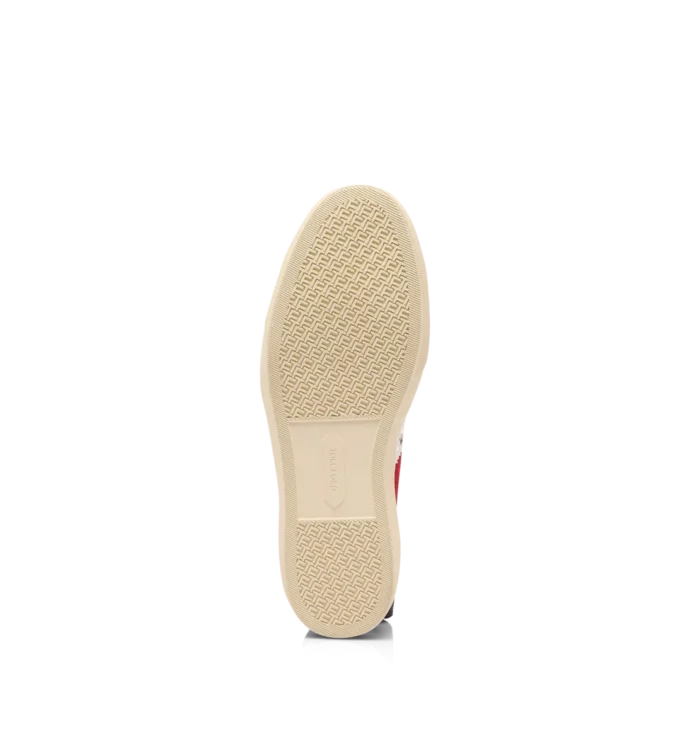 Suède en bedrukte alligator Cambridge sneaker Suède en bedrukte alligator Cambridge sneaker
