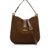 Suède en glad leer Tara Large Crossbody Suède en glad leer Tara Large Crossbody