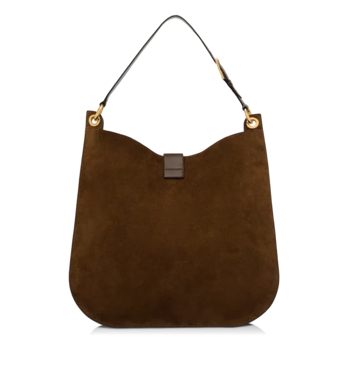 Suède en glad leer Tara Large Crossbody Suède en glad leer Tara Large Crossbody