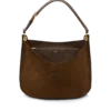 Suède en glad leer Tara Large Crossbody Suède en glad leer Tara Large Crossbody