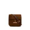 Suède en leer Tara mini crossbody Suède en leer Tara mini crossbody