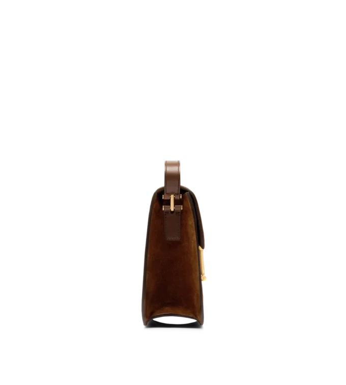 Suède en leer Tara mini crossbody Suède en leer Tara mini crossbody