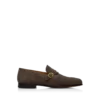 Suède Gigi Twisted Band Buckle Loafer Suède Gigi Twisted Band Buckle Loafer