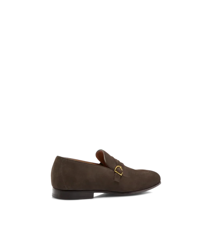Suède Gigi Twisted Band Buckle Loafer Suède Gigi Twisted Band Buckle Loafer
