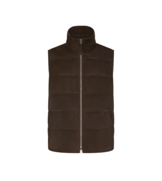 Suède lichtgevulde gilet