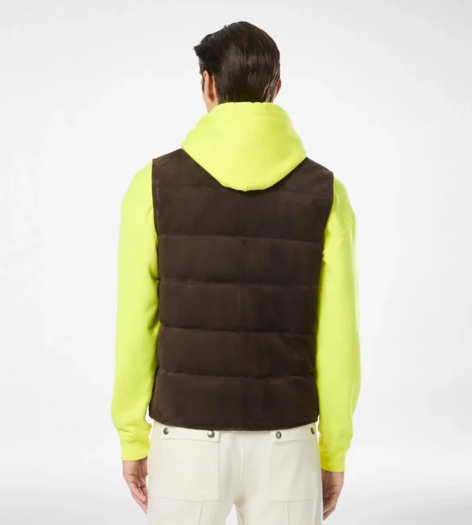 Suède lichtgevulde gilet