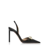 Supple Grain Leather T Latch Slingback Supple Grain Leather T Latch Slingback