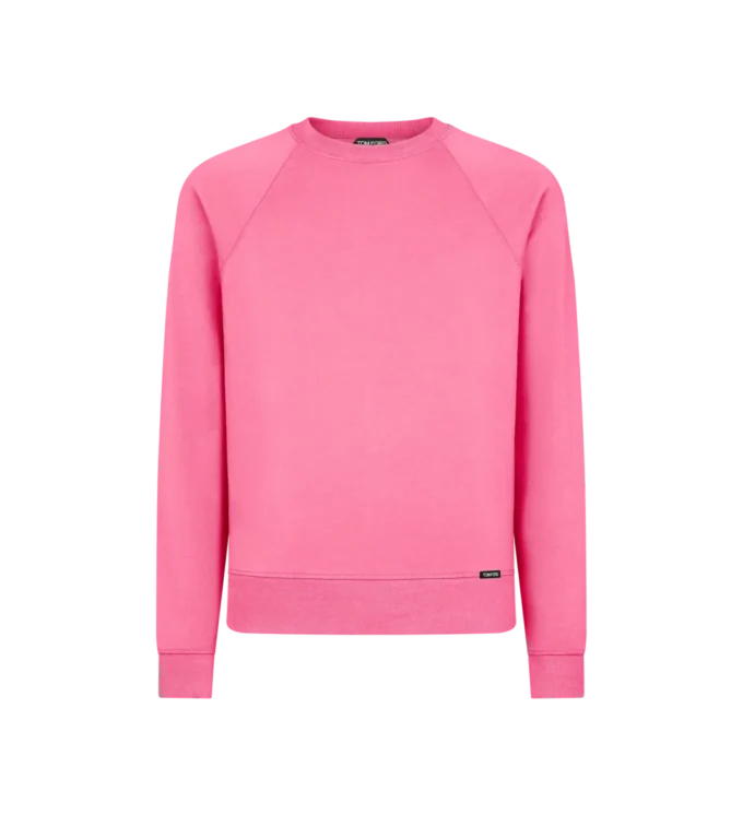 Sweatshirt met ronde hals van biologisch katoen