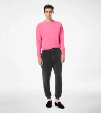 Sweatshirt met ronde hals van biologisch katoen