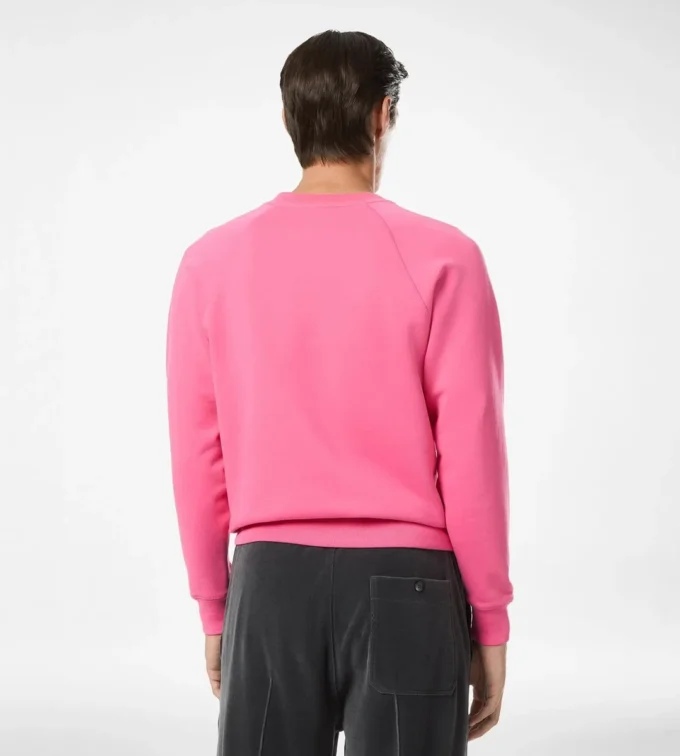 Sweatshirt met ronde hals van biologisch katoen