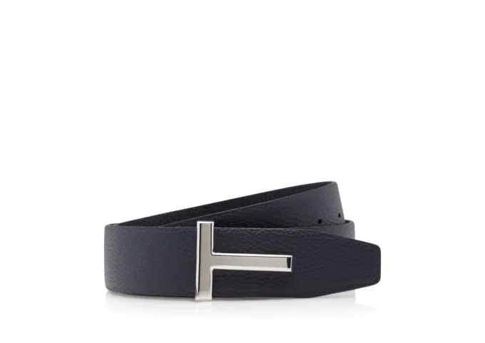 T Icon Omkeerbare leren riem