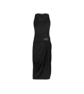 Tanktopjurk met lederen details