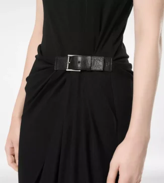 Tanktopjurk met lederen details