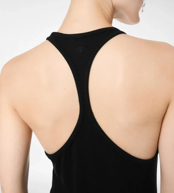 Tanktopjurk met ton sur ton geborduurd TF-logo